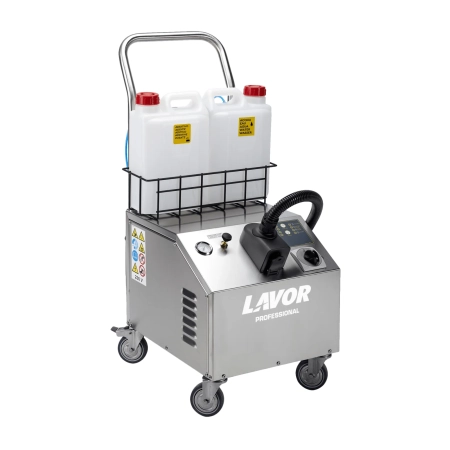 Generator pary Lavor GV 3.0 VAC – 3000 W, 8 bar, 170°C, 5 + 5 l, system ssący